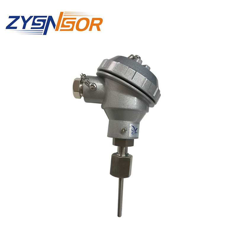 ZYSENSOR 温度传感器2*PT100 管径6MM 管长60MM  M20P1.5内螺纹