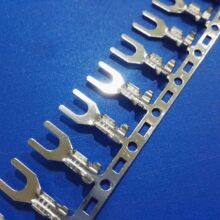 3.2叉型接线片 3.2MM内径Y形 U型端子 横连插片端子