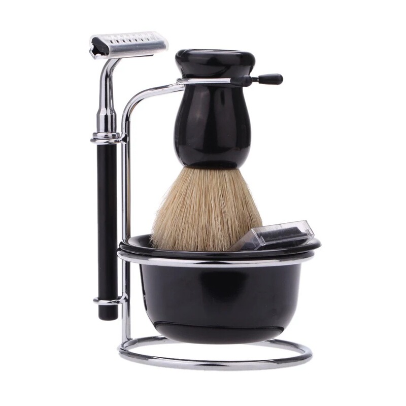 Manual razor shaving suit men's care razor direct hotel shaving brush shaving brush in stock