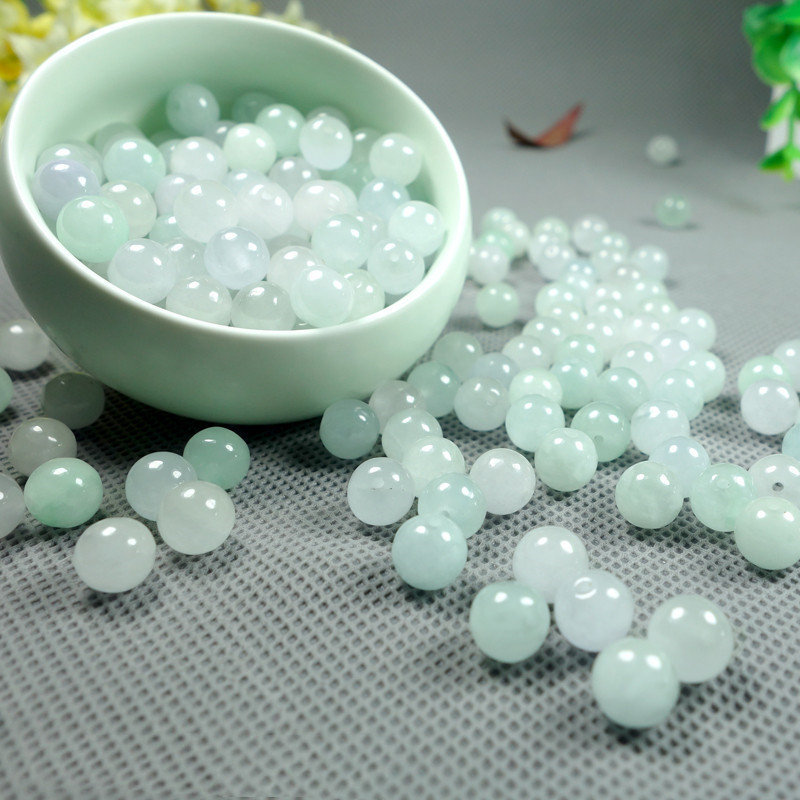 工場価格卸売り翡翠氷種玉巴山翠氷透玉散珠ネックレスブレスレットアクセサリー|undefined