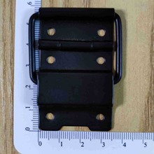 黑色六孔合页 黑色6孔铰链 铝箱五金配件 喷粉黑色背撑