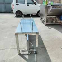 小型猪蹄脚丫烫毛去毛机 不锈钢猪蹄缝烧毛机 猪脚毛烙毛机