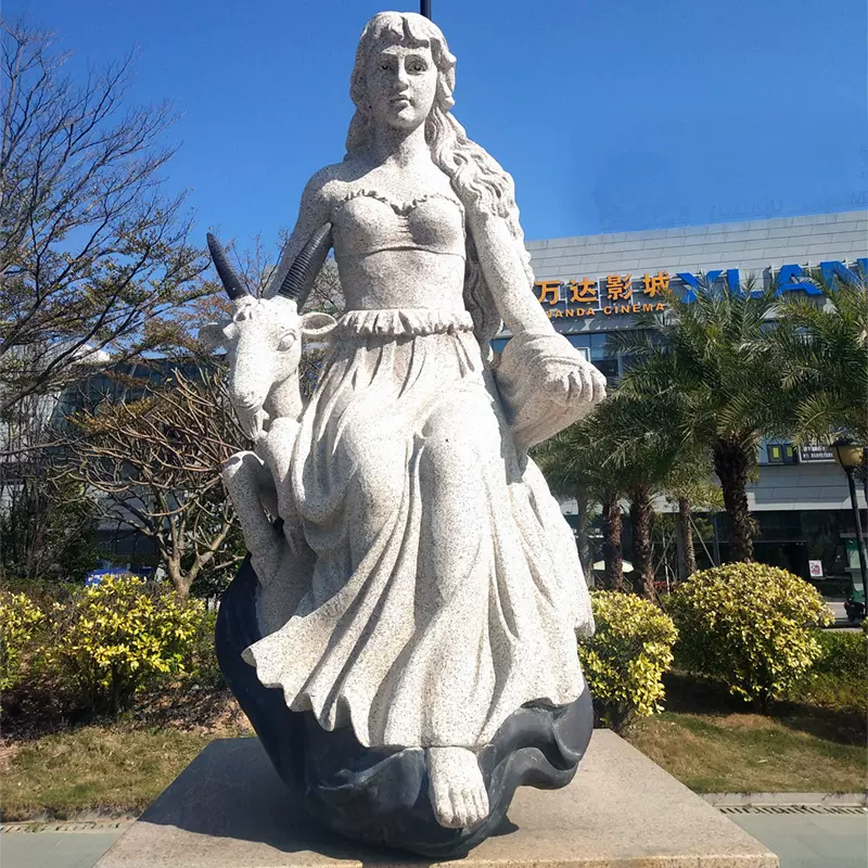 花岗岩厂家石雕西方人物12星座校园古代历史人物雕塑人物石雕