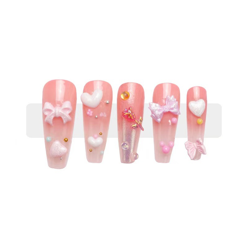 Nuevas herramientas de manicura transfronterizas transparentes de visualización de uñas fijas