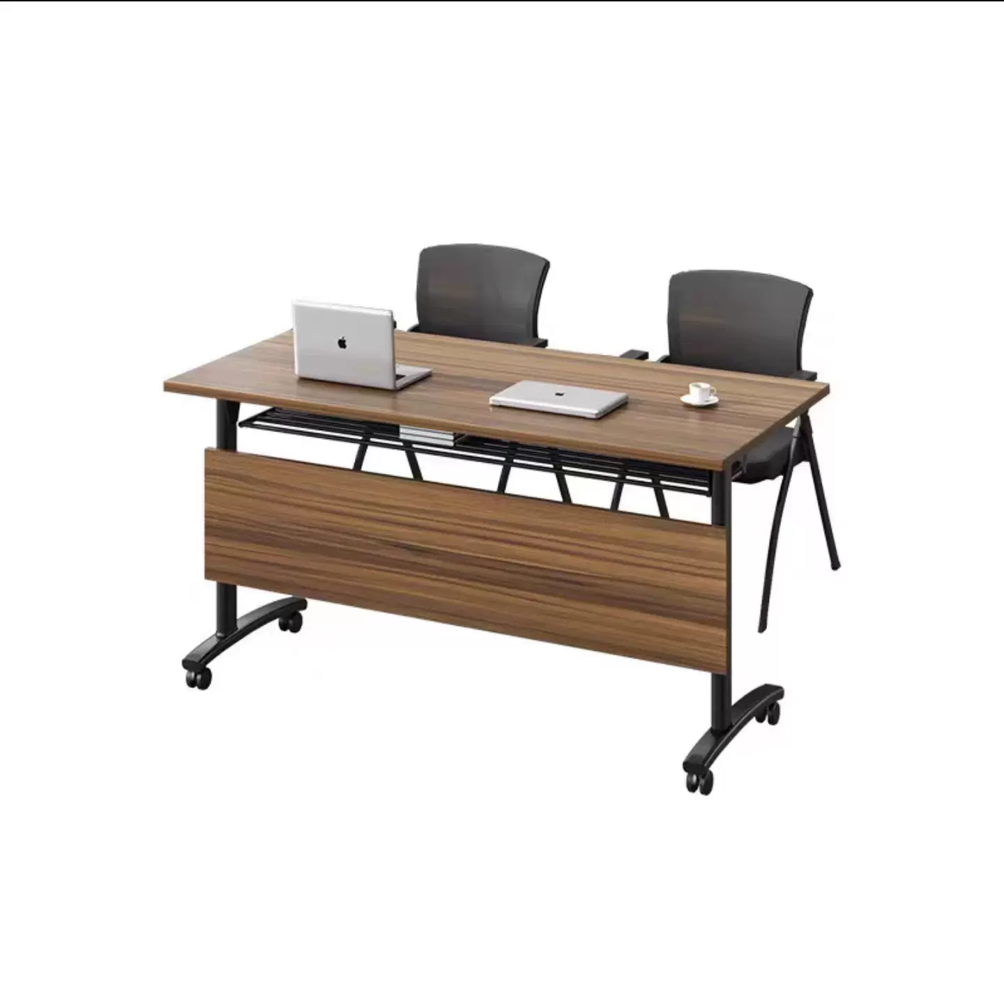 锦宸折叠培训桌会议桌椅组合可移动拼接多功能现代简约会议折叠椅