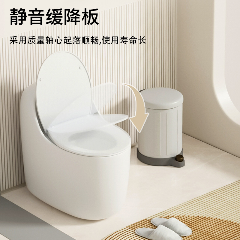 Inodoro de bombeo creativo en forma de huevo 10.0 anti-bloqueo tubería anti-olor anti-congelamiento grietas sifón tipo inodoro ahorro de agua