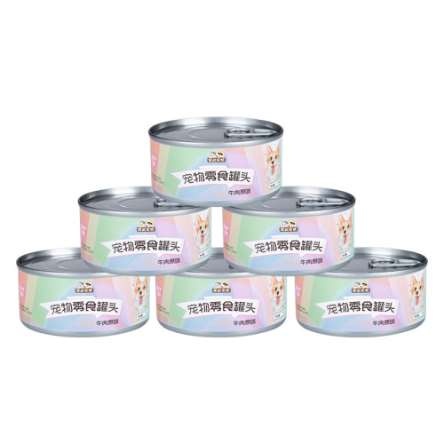 Canned pet wholesale dog snacks small dog canned staple food pet reward snacks wet food 170g canned dog food