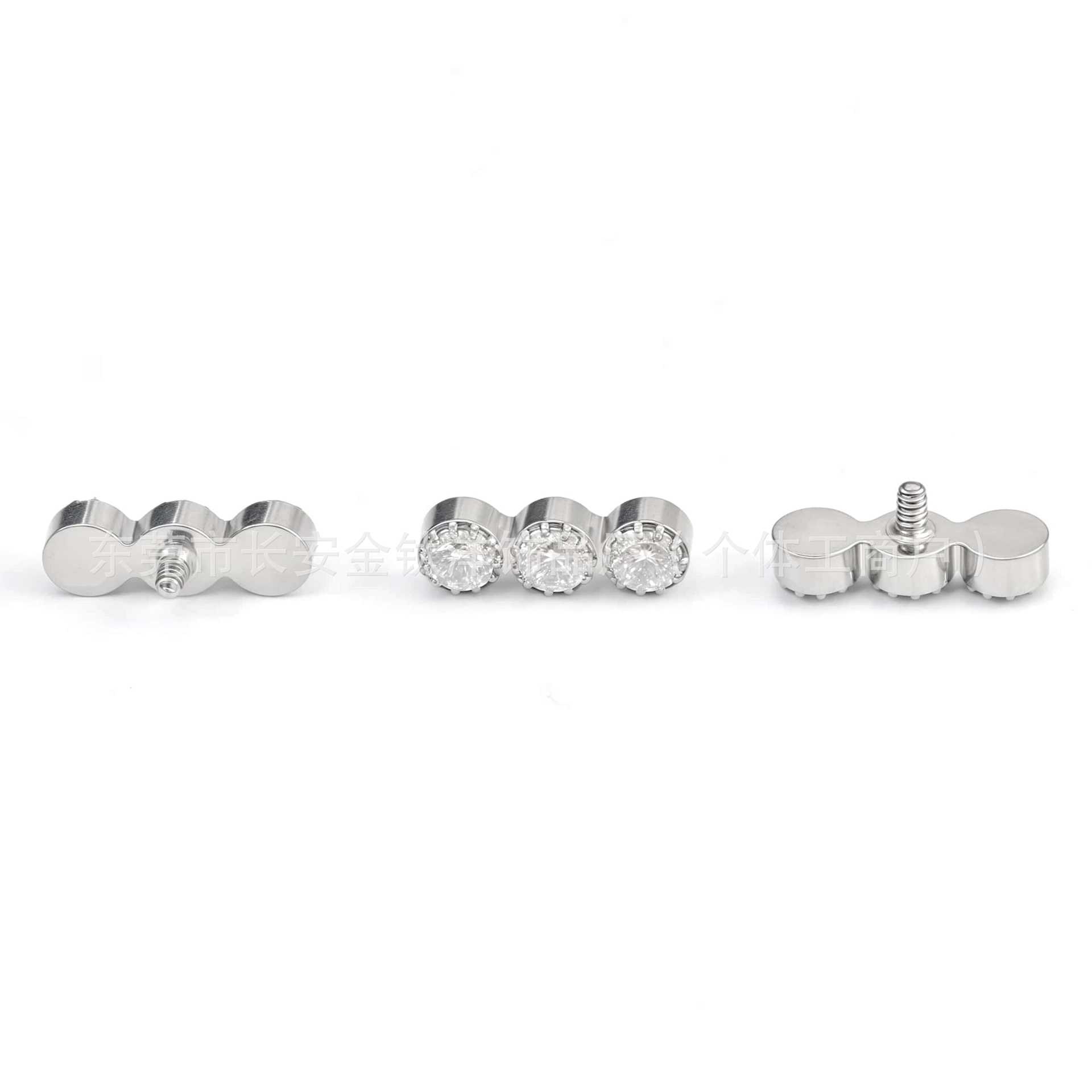 Labret piercing jewelry detail image