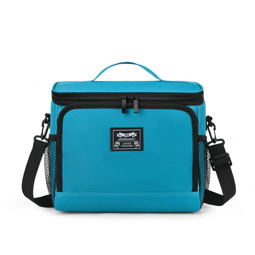 Cross-body lunch bag cross-border wholesale large-capacity thickened portable lunch bag student outdoor Oxford cloth picnic bag