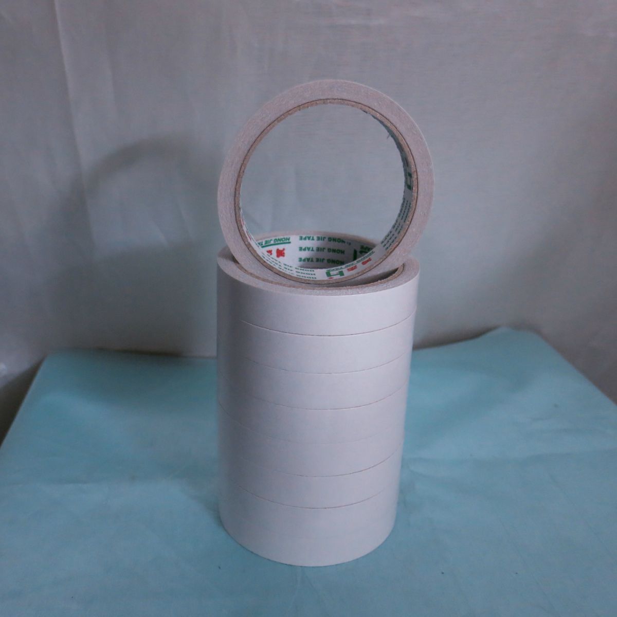 供应批发 易溶胶双面胶带 普通双面胶带 质优价廉18mm*12米