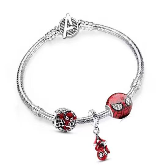 Panjia Diy de dibujos animados con cuentas encanto pulsera transfronteriza suministro directo de fábrica al por mayor Mickey Mouse pulsera