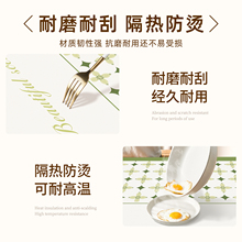 ✅PVC方桌桌布防水防油防烫免洗正方形餐桌桌垫轻奢感茶几台