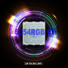 源头厂家加工定制5054rgb灯珠高压9V60mA串联芯片5050LED贴片灯珠