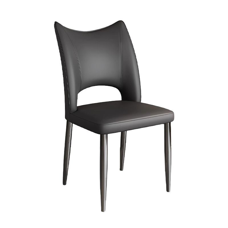 Silla de comedor de lujo ligera moderna nórdica, silla de respaldo para el hogar, silla de negociación de hotel, silla de comedor, mesa y silla de comedor, restaurante de ocio, taburete simple