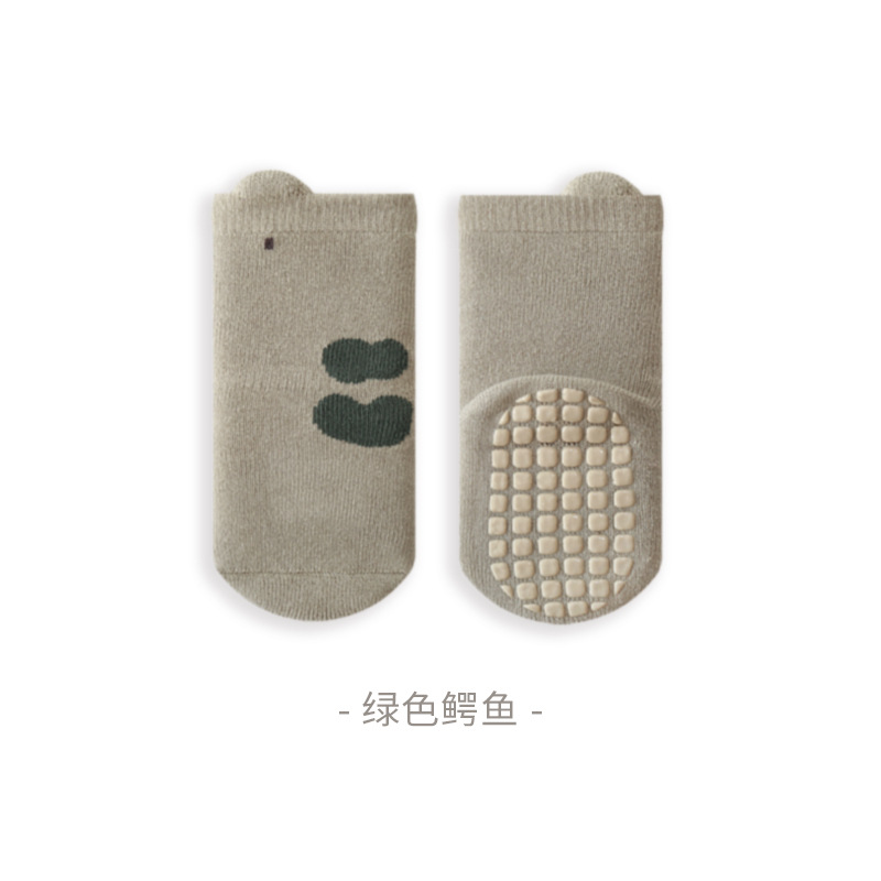 2023 invierno nuevo bebé niño calcetines espesado cálido Terry niños niñas bebé interior antideslizante piso Calcetines