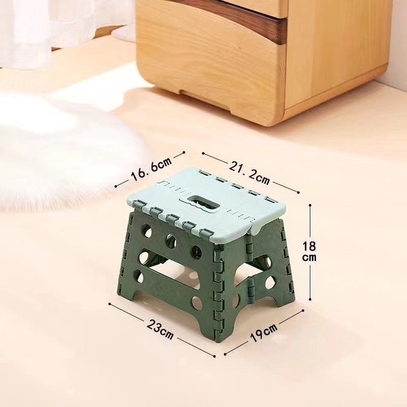 Taburete plegable reforzado para niños y jardín de infantes, resistente a caídas, duradero y fácil de transportar.