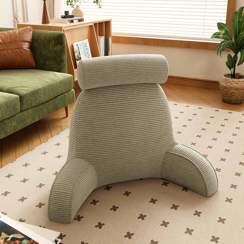 레트로 허리베개-코듀로이-라이트브라운