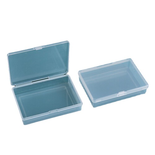 New protective box transparent rectangular pp box playing cards plastic packaging box business card card storage box