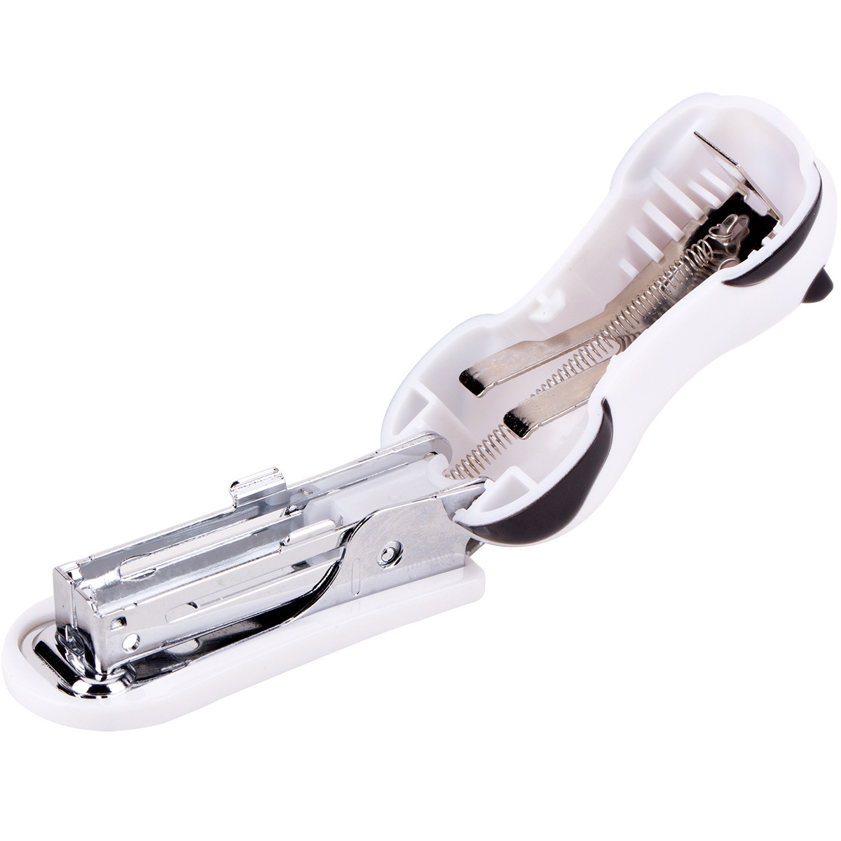 Grapadora mini Deli 0453 – diseño panda, incluye quitagrapas