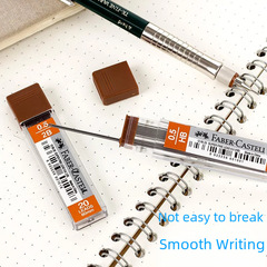 Pelikan 0.5mm Student Writing Automatic Pencil Refills, 2B/HB, Non-Breakable, Black, for Click-Type Pens