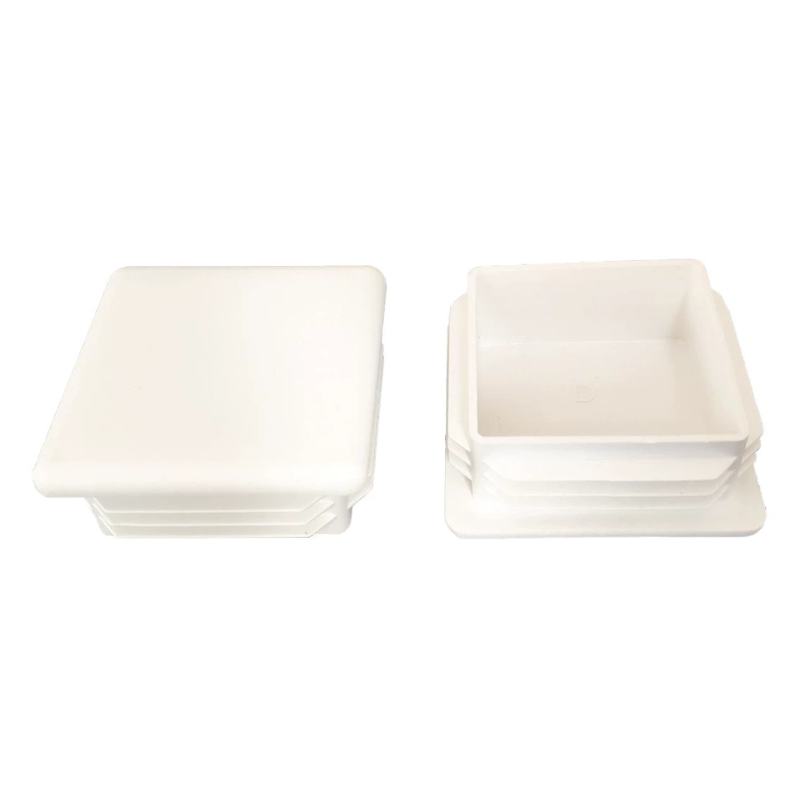 Заглушка трубы пластиковая квадратная трубка заглушка из нержавеющей стали внутренняя заглушка уплотнительная головка Квадратная Стальная заглушка перегородка стол и полка стула подушка для ног