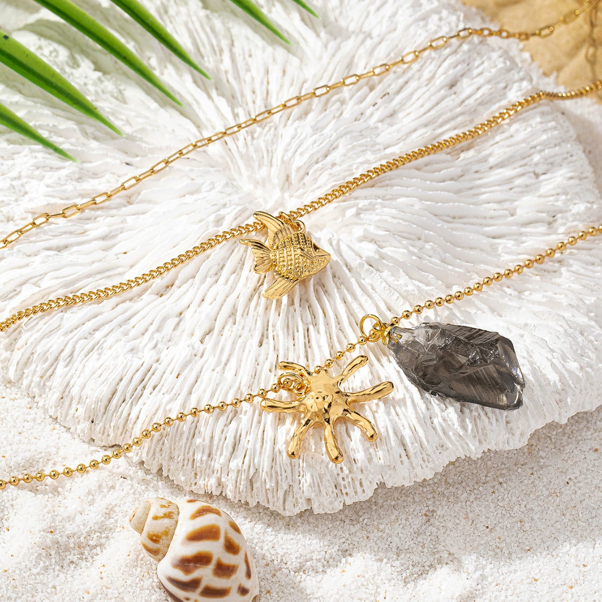 Pendant, marine necklace, 1 pieces