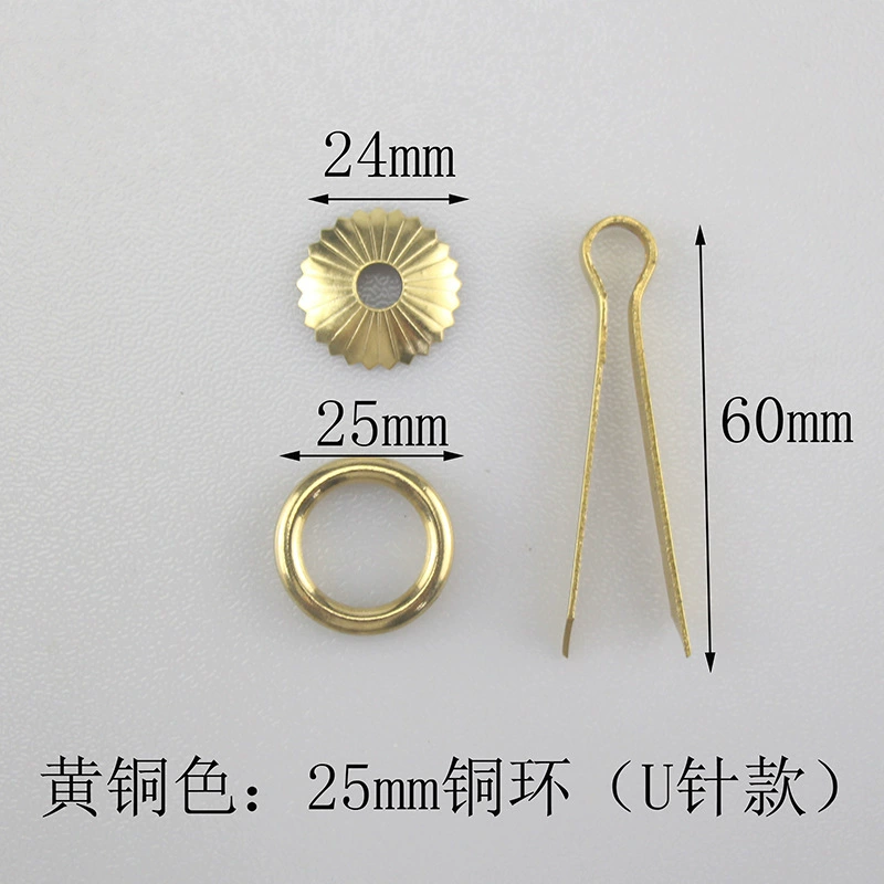 Chinese copper handle drawer wardrobe door Chinese vintage antique simple single-hole door handle brass wardrobe handle