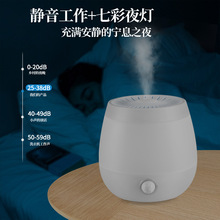 厂家直销跨境出口上加水加湿器家用大容量超声波卧室静音香薰加湿