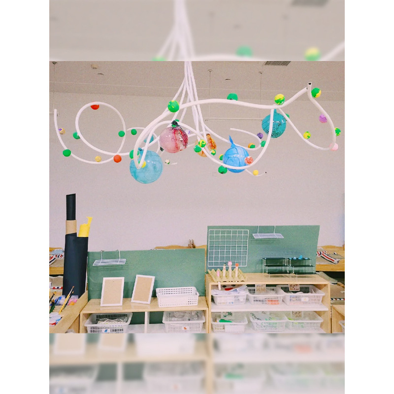 幼稚園美工区美術シーン配置手作りdiy小学校教室廊下造形塑性環創材料|undefined