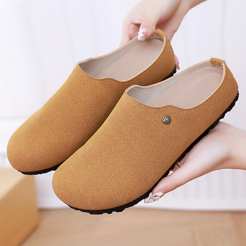 Pantuflas, ropa exterior de mujer, verano, nuevos zapatos Birkenstock transfronterizos, medias zapatillas ligeras, niños, todo fósforo al por mayor