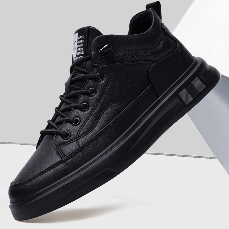 Nuevo otoño 2025 negro casual transpirable zapatos de moda INS zapatos de tablero de ocio para niños hombres