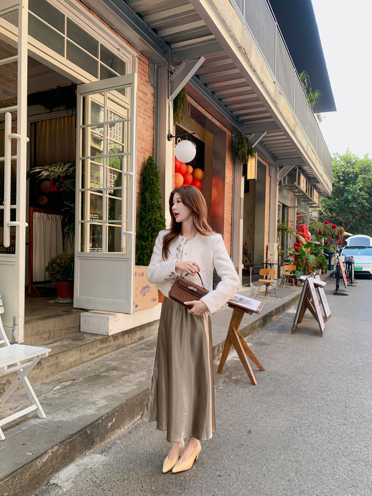 Giày bệt nữ da mềm mũi tròn phối váy đa năng xuân hè — màu đen, màu trắng, màu mơ chi tiết 36