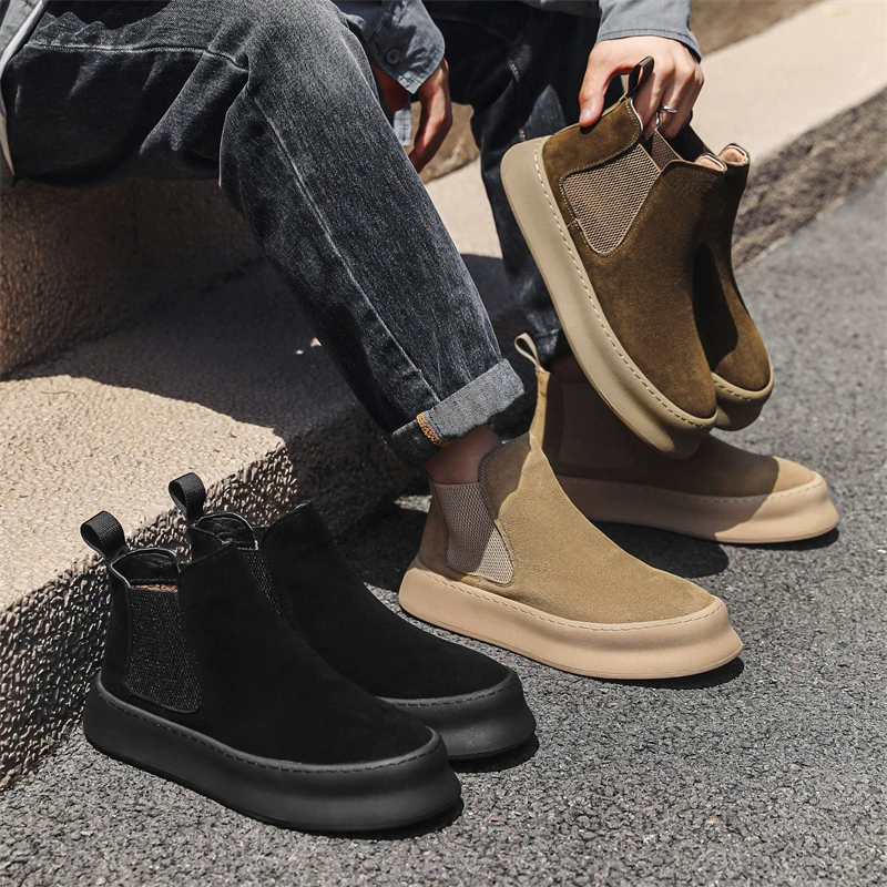 Осенние новые высокие кроссовки с толстой подошной педалью повседневные дикие ботинки Martin 1203-J