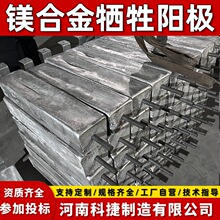 支架式镁阳极 22KG预包装镁牺牲阳极 长效硫酸铜参比电极