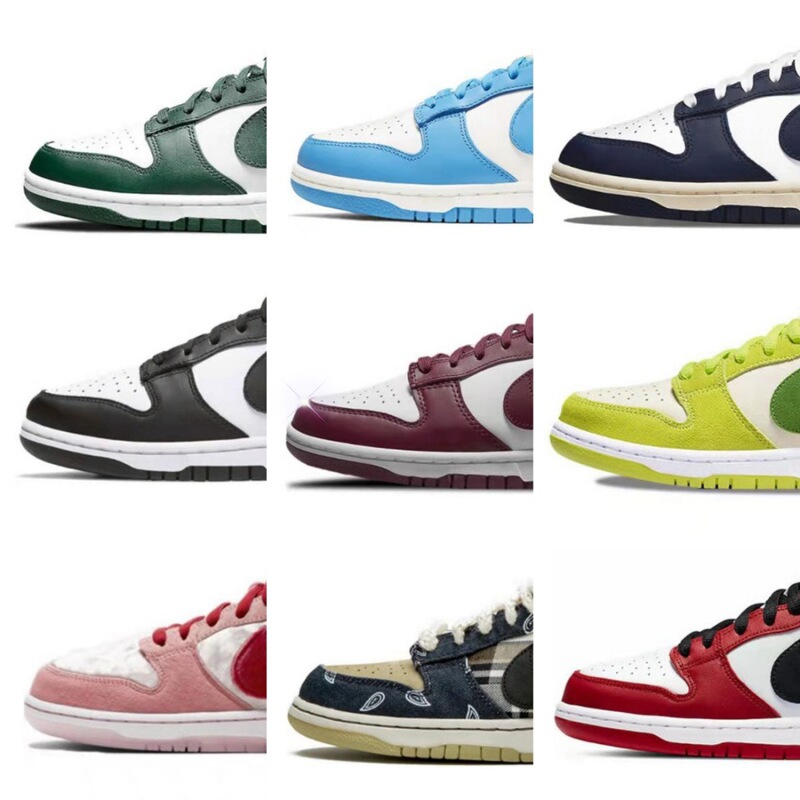 Putian Shoes Pure Original dunk Low-top Casual Shoes Black and White Panda sb Cherry Pink Navy Blue Dayou Keyang Shadow Plate