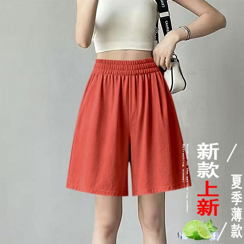 Women's Summer Shorts for Middle-Aged and Elderly Mothers, Plus Size, Hip-Covering, Knee-High, High-Waisted, Wide-Leg, Loose, Elastic Waist, Casual Pants Women's Summer Shorts for Middle-Aged and Elderly Mothers, Plus Size, Hip-Covering, Knee-High, High-Waisted, Wide-Leg, Loose, Elastic Waist, Casual Pants
