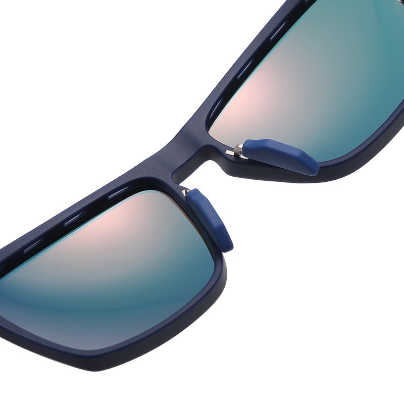 Nuevas gafas de sol polarizadas de los hombres gafas de sol casuales TR7515 deportes con agujero transpirable gafas de sol de colores