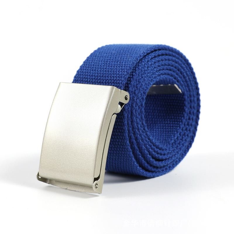 Los hombres y las mujeres universales adultos cinta lienzo clásico lienzo casual todo partido simple cinturón tejido al por mayor