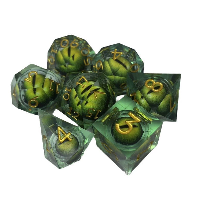 Exclusively available overseas for shakeable eyeballs DND Dungeons and Dragons TRPG game polyhedral creative dice angular tree