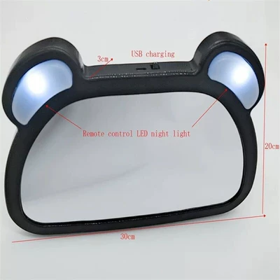 car child car seat | Large field of view rear view auxiliary mirror