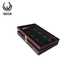 Zippo8位12位18位火机收纳盒高亮光红木纹打火机包装盒礼盒
