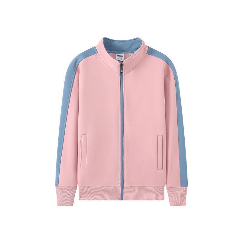 秋冬摇粒绒开衫卫衣定制餐饮工作服刺绣印字logo班服拉链外套颜|undefined