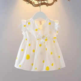女童夏季套装2024新款儿童装洋气时髦小女孩宝宝衣服韩版连衣裙子