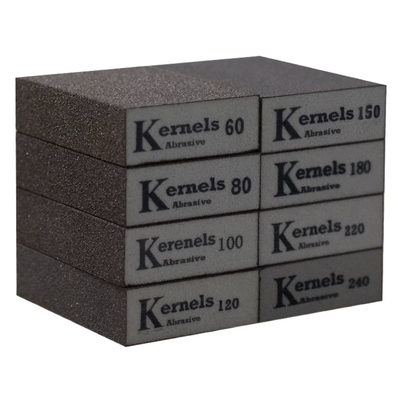 Промышленная губка бытовой двухсторонний губчатый песчаный блок sia100 * 70*25 матовый губчатый шлифовальный блок полировальный песчаный блок