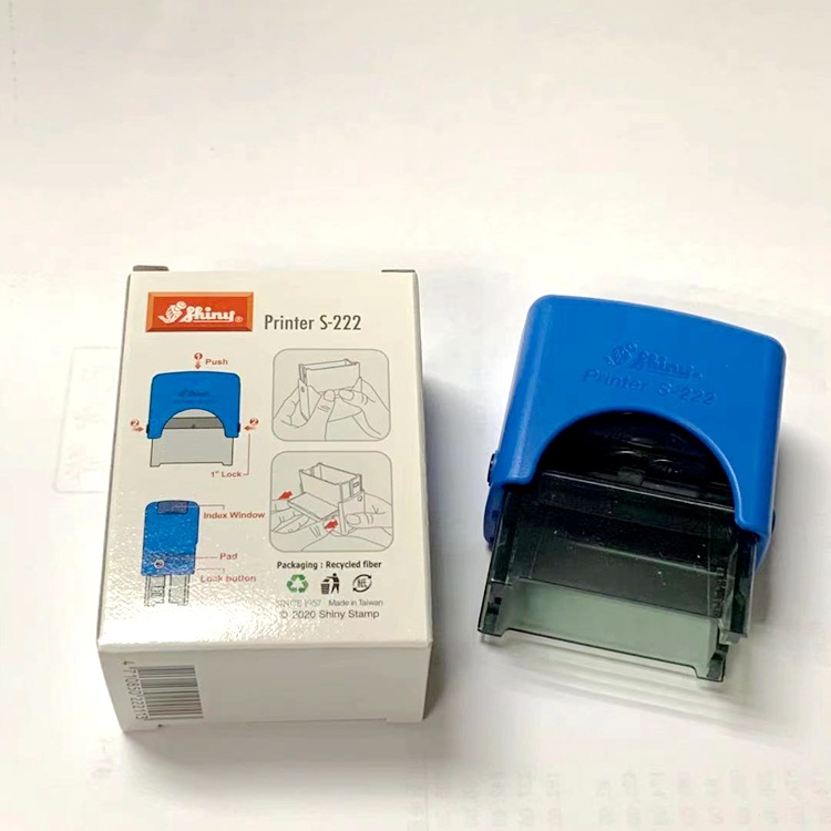 ������ӡ�� shiny printer S-222ӡ�� 38*14MM��īӡ�²�������