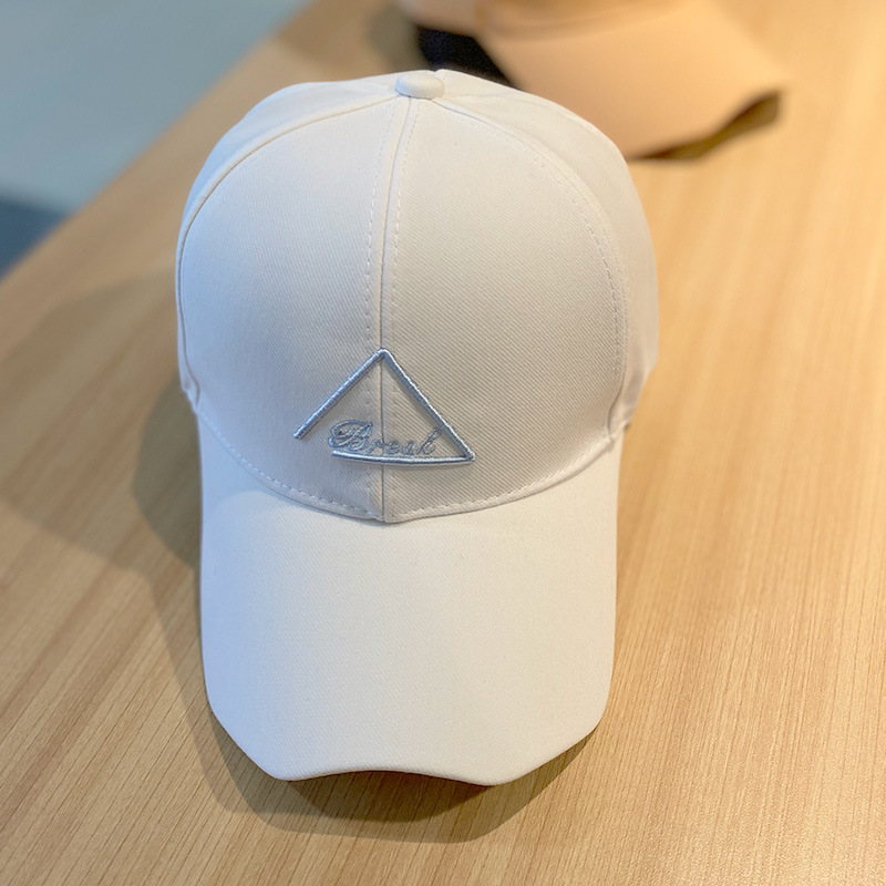 Sombrero femenino verano calle moda marca pareja personalidad bordado gorra de pico coreano protección solar ala curva gorra de béisbol Masculino