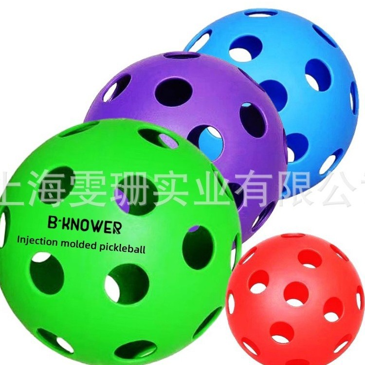 Factory Direct Sales Pickleball 74mm 40-Hole Outdoor 26-Hole Indoor Injection Molding & Molding Process
