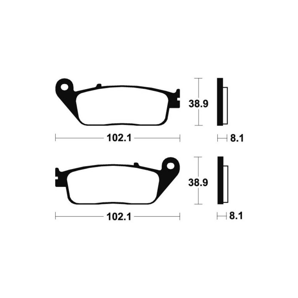 Motorcycle disc brake pads are suitable for BMW, Honda, Kawasaki, Suzuki, Triumph, Yamaha, and Shengshi