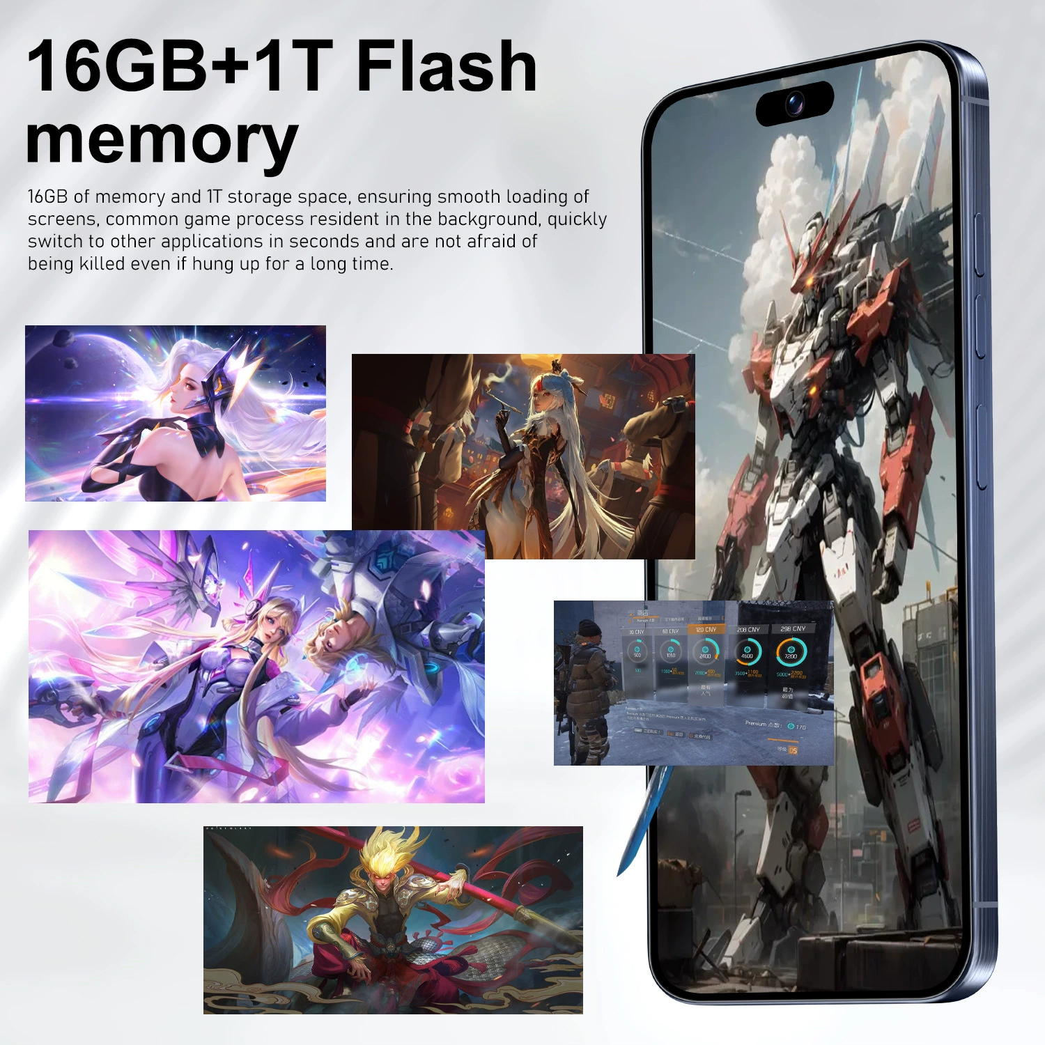 (Cross-border trading), smartphone Dynamic Island, intel core i15, Android 7.3, wide screen