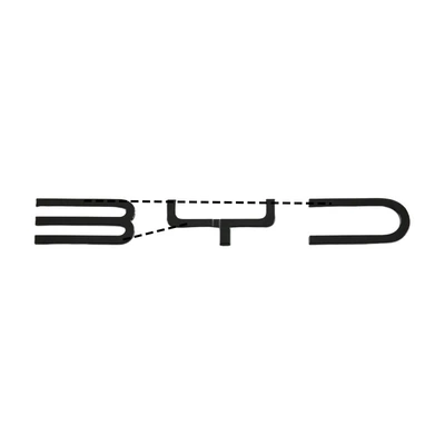 Other Automotive Exterior Supplies | and Electric Tank Cover, Front - bright-black-front-car-logo